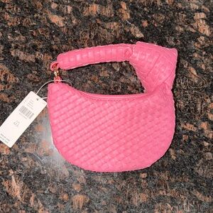 Anthropologie Melie Bianco Mini Brigitte Bag Charm in Pink NWT